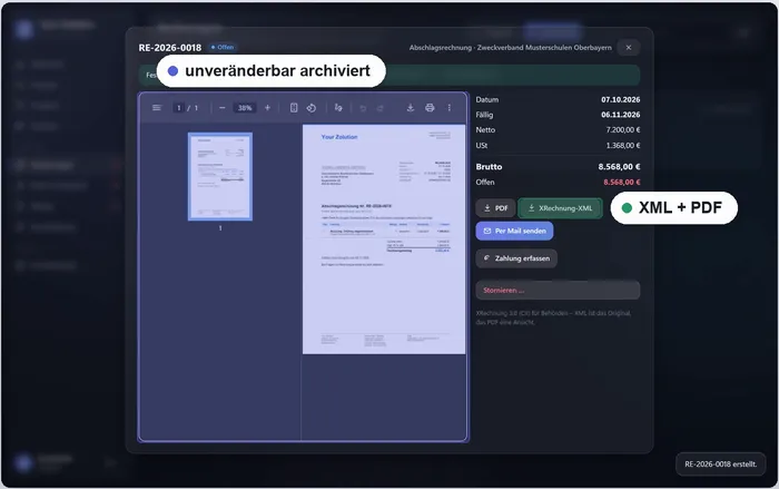 Your Zolution: Rechnung als E-Rechnung